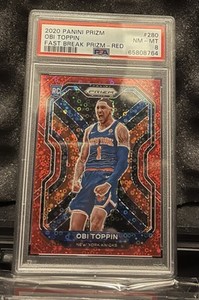 2020-21 Panini Prizm - Obi Toppin #280 Red Fast Break Prizm /125 (RC)