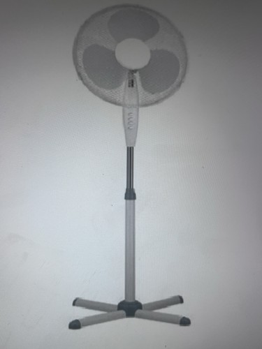 Dewood Fan 16inches Oscillating Fan with 3 Speeds 45w White New Boxed