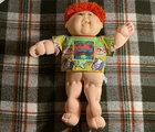 Cabbage Patch Kids Doll Brown Eyes Red Hair Hasbro 1990 First Edition