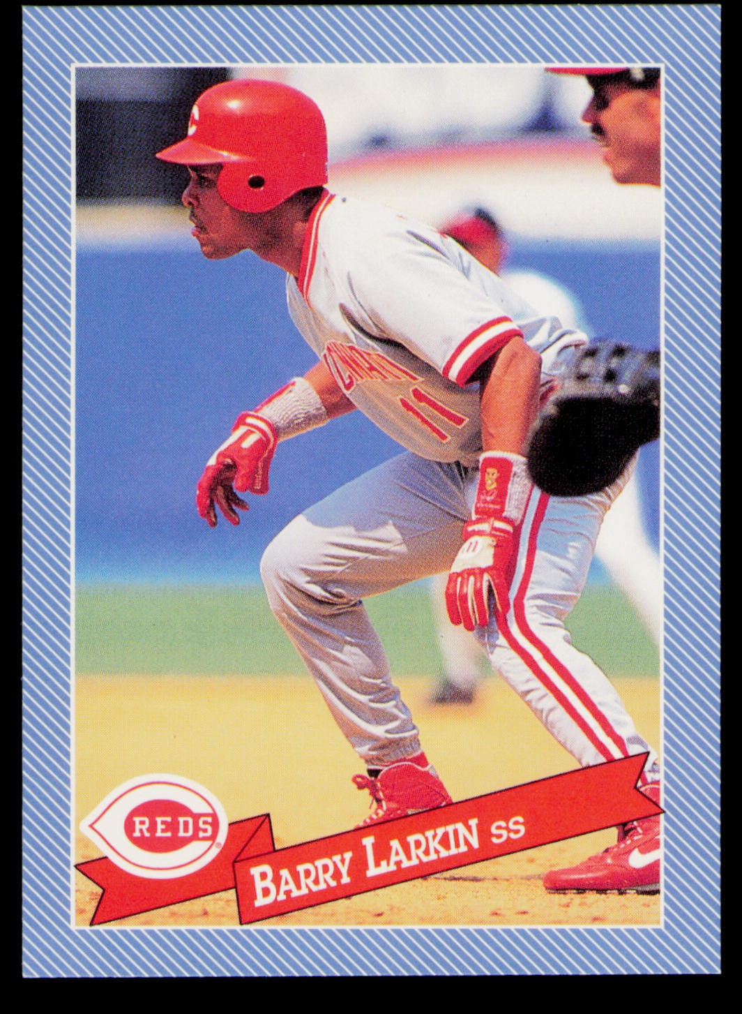 1993 Hostess #8 Barry Larkin Cincinnati Reds Card