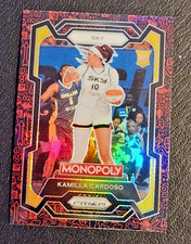 Kamilla Cardoso ROOKIE Red Icons Prizm ( 2024 Panini Prizm Monopoly WNBA #2 RC )