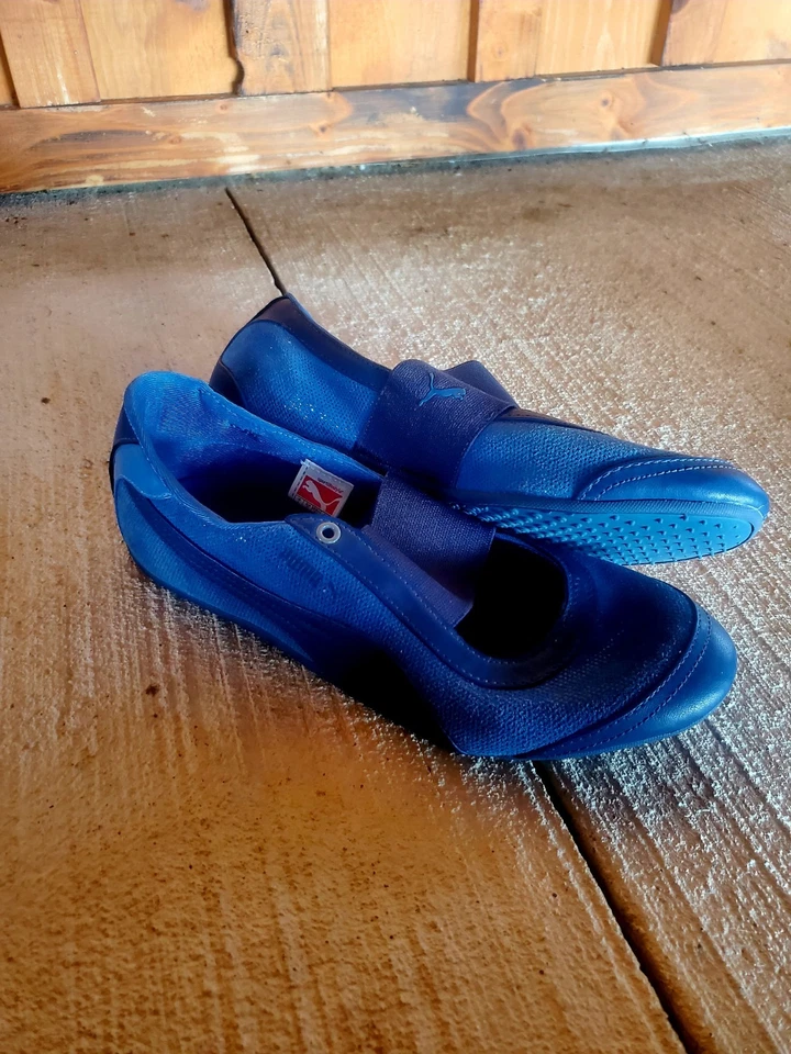 Sapatilhas de balé femininas Puma vintage tamanho EUA 8,5 Y2K - Imagem 2 de 4