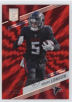 2023 Panini Donruss Elite Aspirations Shimmer /625 Drake London #36 1qr7