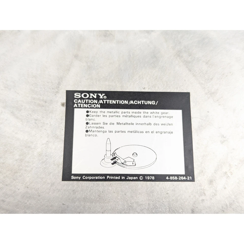 Sony PS LX310 Quartz Lock Direct Drive Stereo Turntable System – For Parts - Image 4 of 4