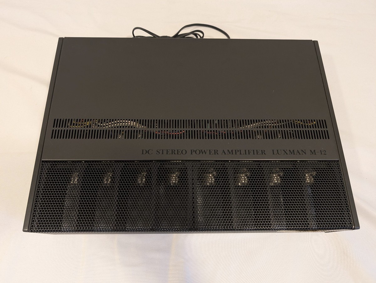 LUXMAN M-12 Vintage Stereo Power Amplifier 80W+80W *** IN BOX