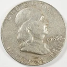 New Listing1963D US Benjamin Franklin Half Dollar 90% Silver Coin Estate Unsorted As Found2