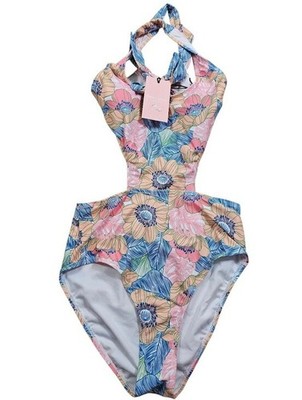 Juicy Couture Tropical Floral One Piece Swimsuit NWT