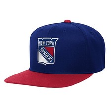 Youth New York Rangers Mitchell Ness Core Team Two-Tone Snapback Hat OSFM NWT