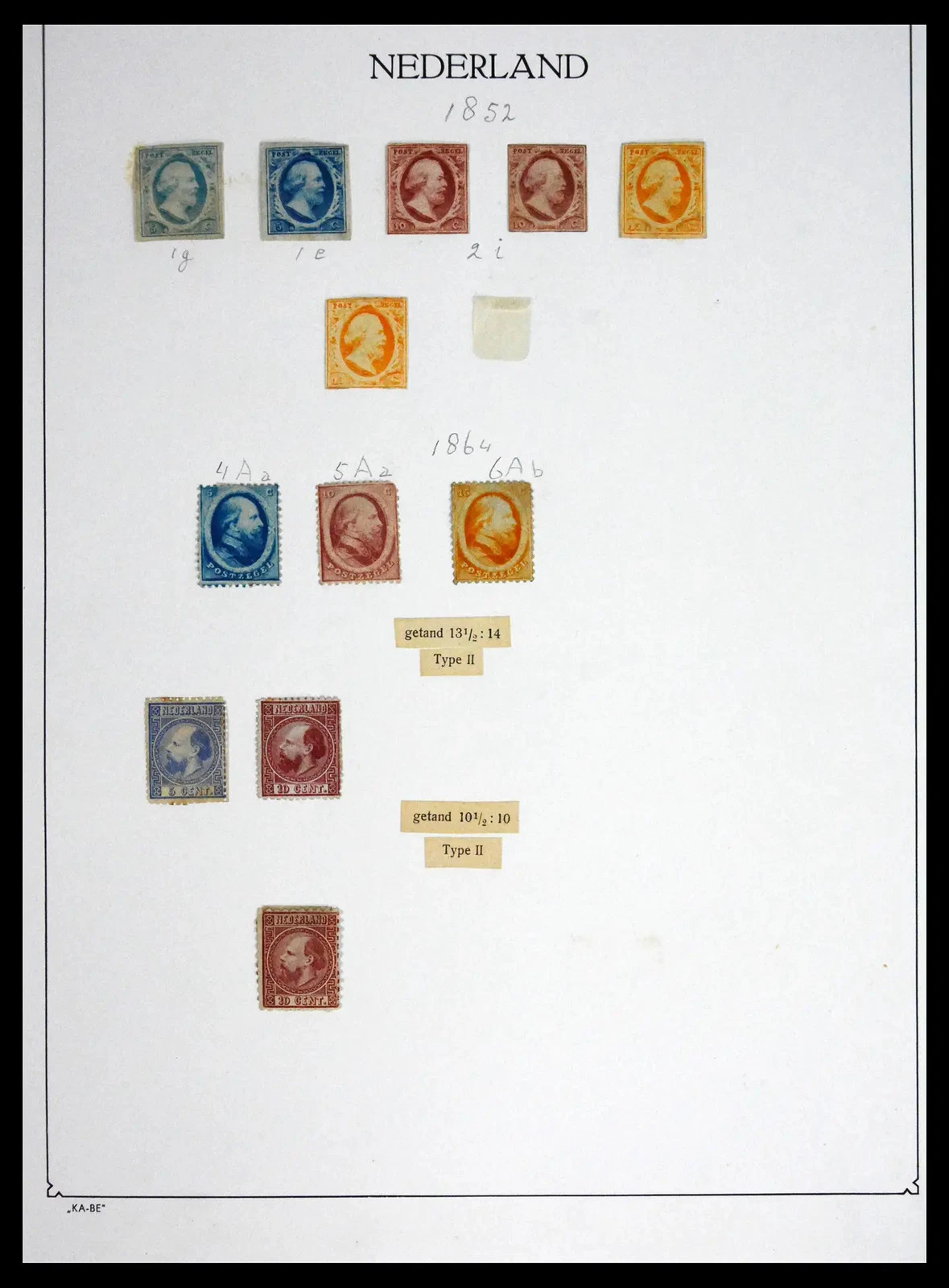 Netherlands stamp collection