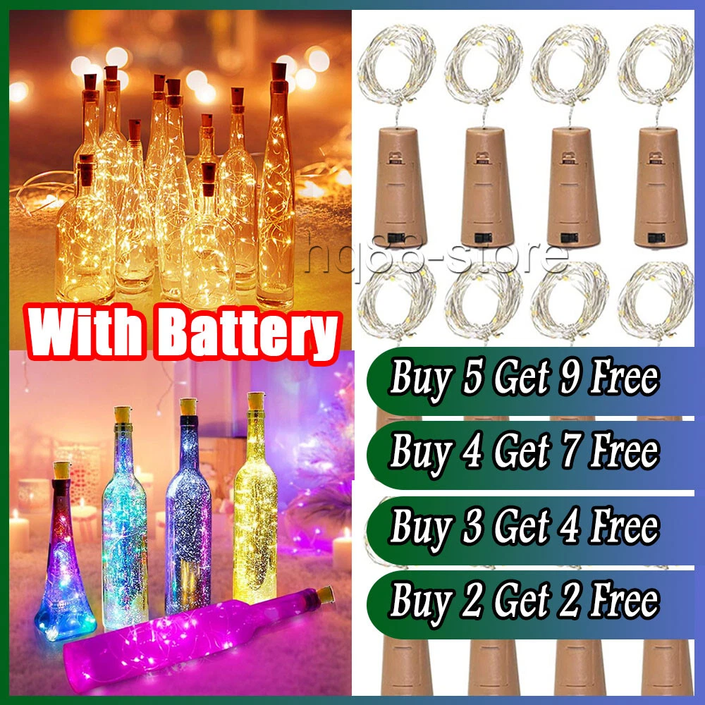 Fairy lights 2024 with cork battery