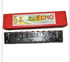 Vintage The Echo Harp Harmonica M. Hohner Germany