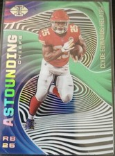 2020 Illusions CLYDE EDWARDS-HELAIRE RC ASTOUNDING EMERALD PARALLEL Rookie!
