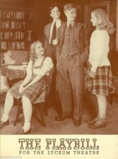 Lenore Lonergan "JUNIOR MISS" Paula Laurence / William Redfield 1942 Playbill