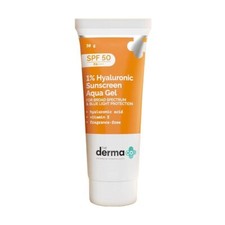 The Derma Co 1 Hyaluronic Sunscreen Aqua Ultra Light Gel with SPF 50 PA 30g