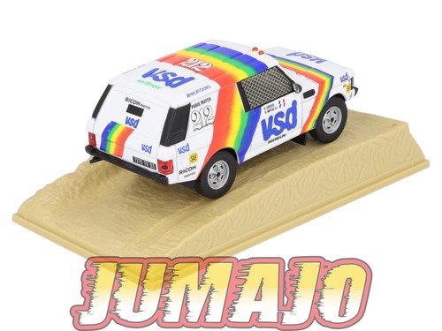 DKR6 1/43 Norev M6 Paris/Dakar : RANGE ROVER Vogue R.Metge WINNER 1981 #212 - Imagen 5 de 9