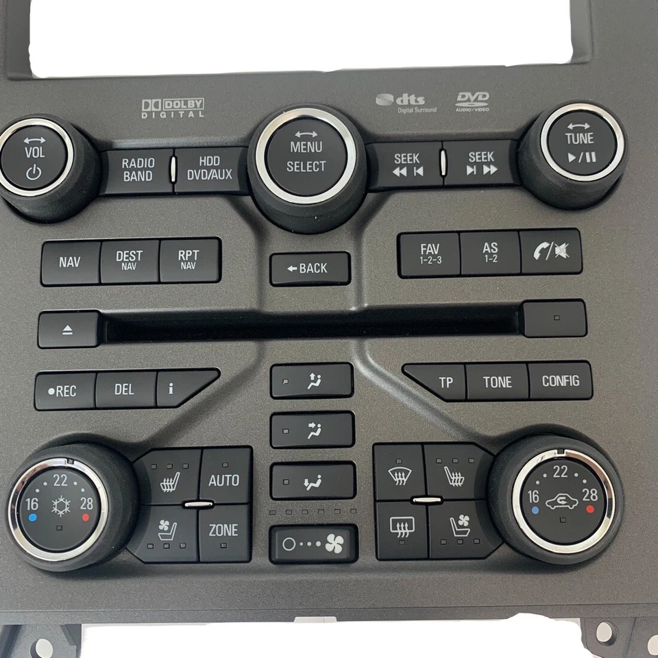 GM Media/AC Control 2011-2012 Saab 9-4X OEM 22747902 - Image 2 of 4