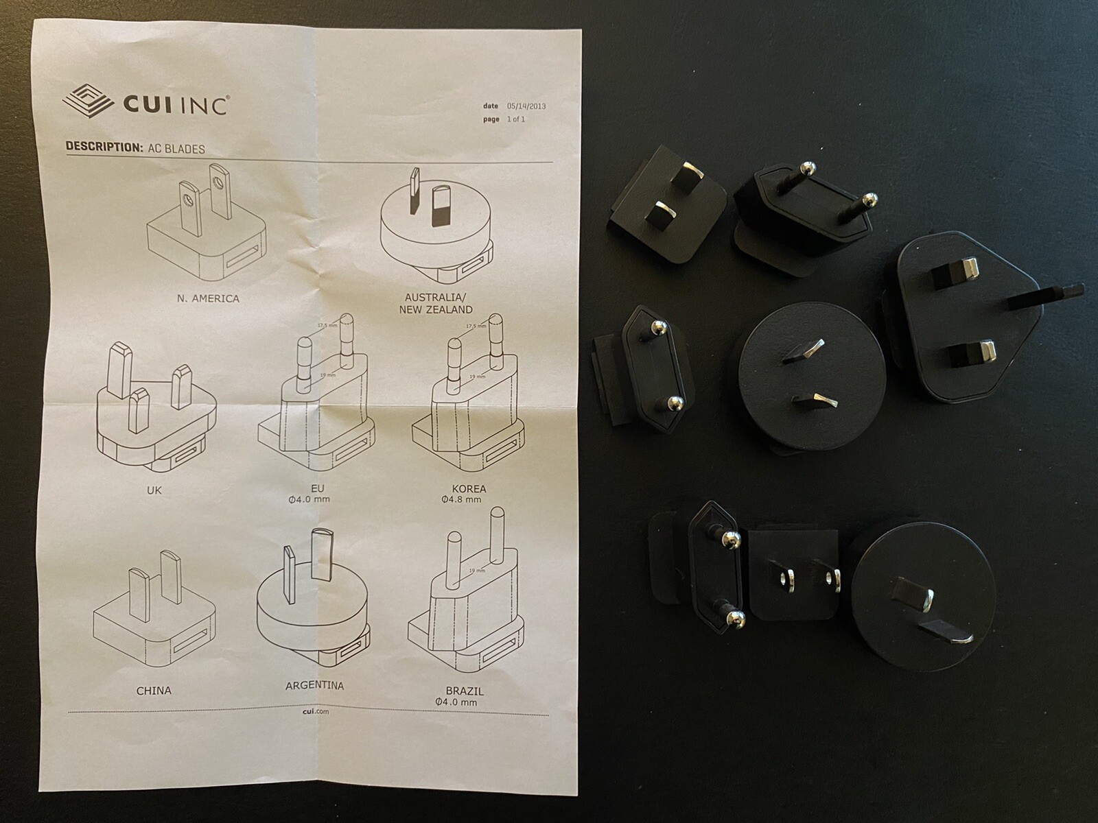 ***CUI INC Universal Switch Power Supply AC/DC Adapter EMSA120150 -P13P-SZ-C10