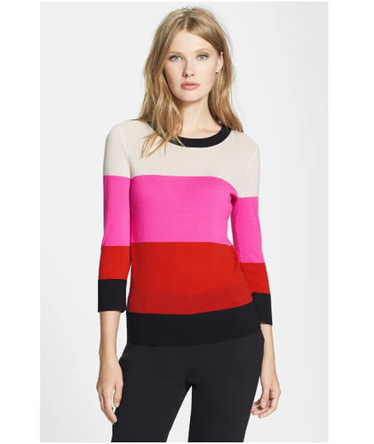 Kate Spade Talley Colorblock Sweater - Size XS - Originally $248 | eBay