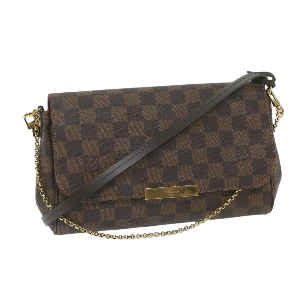 Louis Vuitton Favorite Brown Canvas Shoulder Bag Authentic Louis Vuitton Favorite Brown Canvas Shoulder Bag Authentic