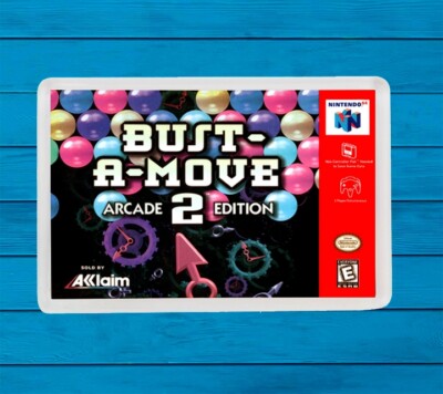 BUST A MOVE 2 Arcade Edition Nintendo 64 Kühlschrankmagnet