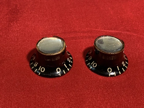 1961 Gibson Volume Knobs Les Paul Custom SG Guitar Original Vintage 1962 Part