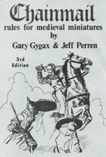 Chainmail Rules for Medieval Miniatures, 3rd Ed, D D, Gygax, 10,000 Pg Extras 
