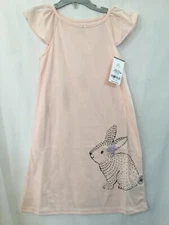 New Carter's Bunny Nightgown Nightshirt Girls Pink 4/5,6/7,8-10,12-14