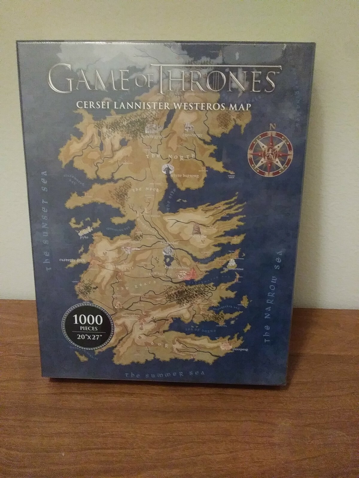 Dark Horse Deluxe Game of Thrones: Map of Westeros 1, 000Piece Puzzle NEW |  eBay