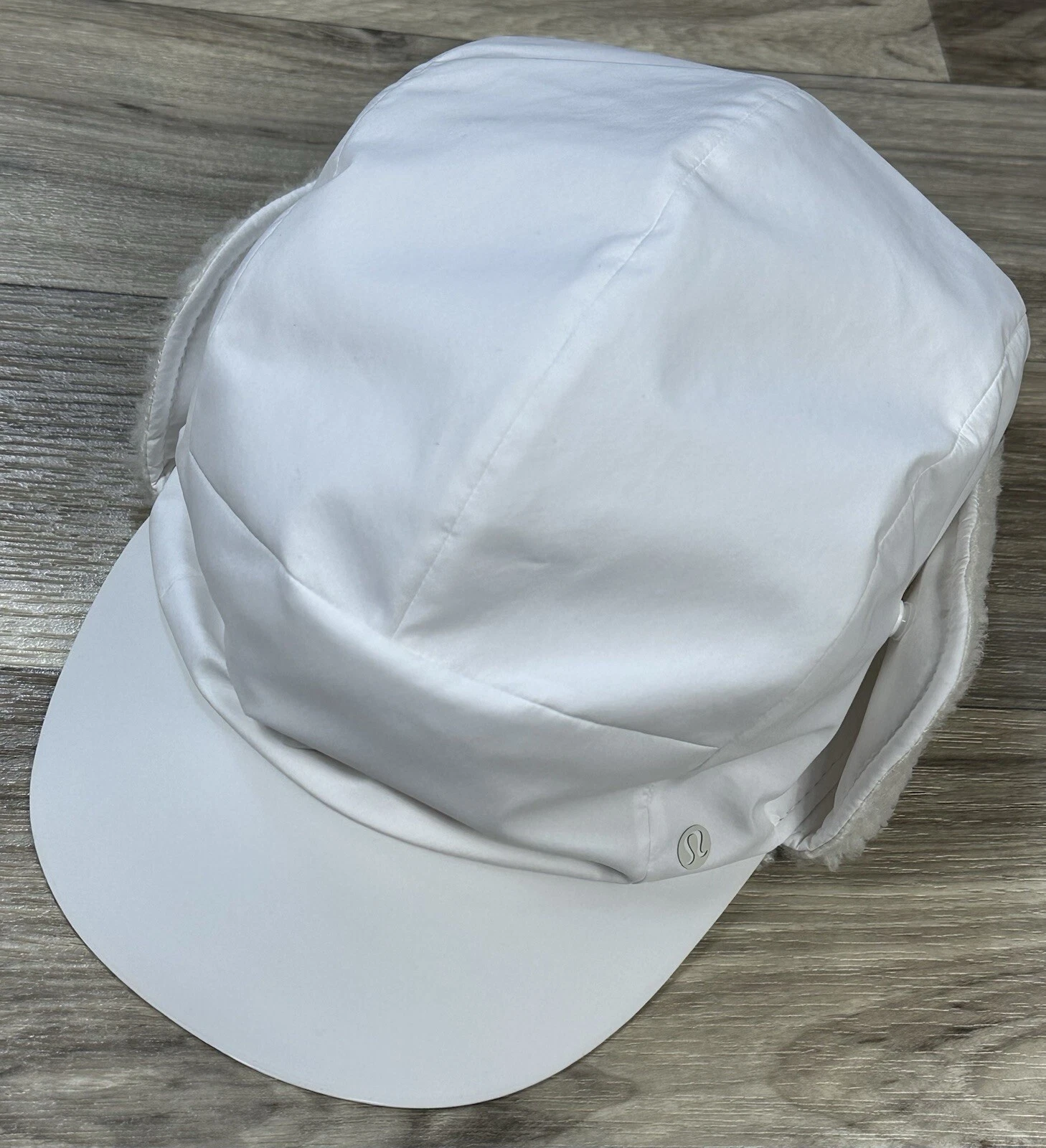 Lululemon Wunder Puff Textured Fleece Trapper Hat Unisex L/XL ❄️🤍 White 75478