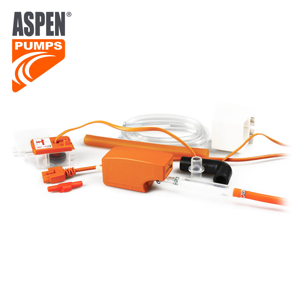 3S Bomba desague aire acondicionado condensados SILENT+ MINI ORANGE ASPEN PUMPS