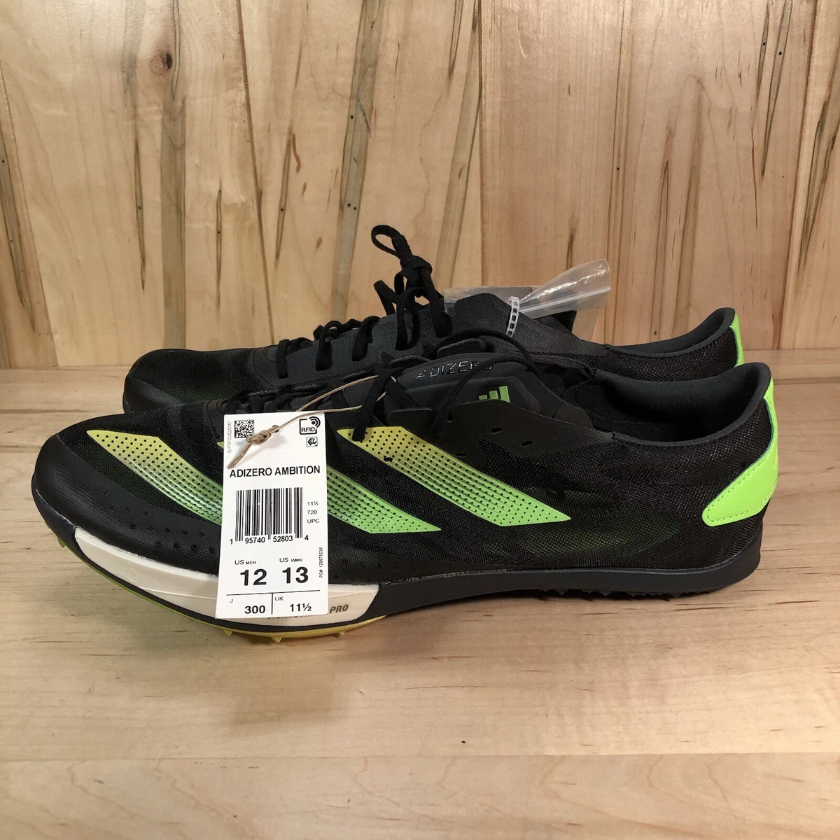 adidas Adizero Ambition Black Solar Green for Sale | Authenticity
