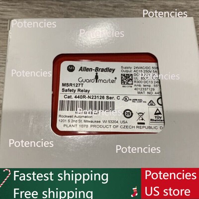 440R-N23126 Allen Bradley 440RN23126 MSR127T Safety Relay