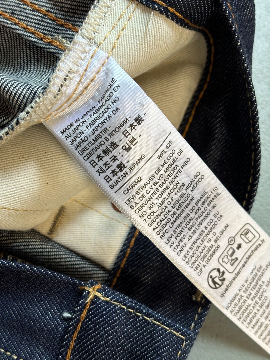 未使用美品　LEVI'S 1937 501XX W34 L34 $395 LVC LEVI'S 1890 501 xx Vintage Clothing Selvedge 1937