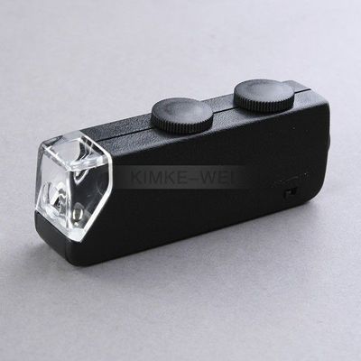 Illuminated Portable Pocket Microscope 60X-80X-100X New