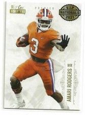 2021 Wild Card Amari Rodgers Matte White VIP National Promo Rookie Card . rookie card picture