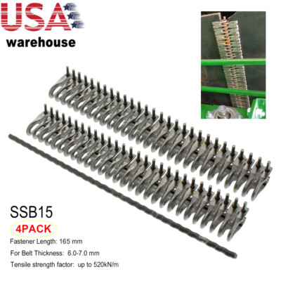 8 pcs Stainless Steel 6.5'' Rivet Lacing Fasteners with Steel Cable Pins