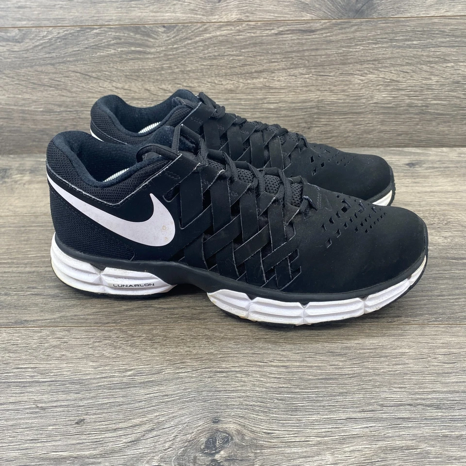 Nike Lunarlon Lunar Fingertrap TR Tenis Para Hombre Talla 7.5 Negro 898065-001 Foto 2 de 4