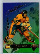 1995 Signature Rookies Tetrad AutoBilia Club Set Patrik Juhlin Patrick #43