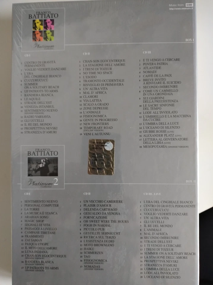 Franco Battiato Platinum Collection Special Edition  Foto 2 de 2
