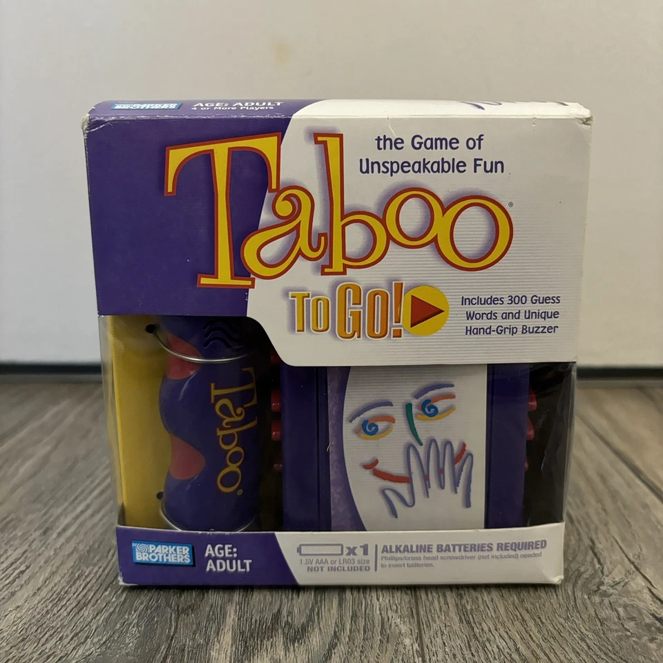 Taboo To Go Travel Board Game Parker Brothers 2007 NEW Open Box ToGo Hasbro - Image 2 of 4