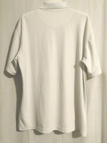 Camisa polo Roundtree & Yorke Performance para hombre talla L blanca - Imagen 4 de 4