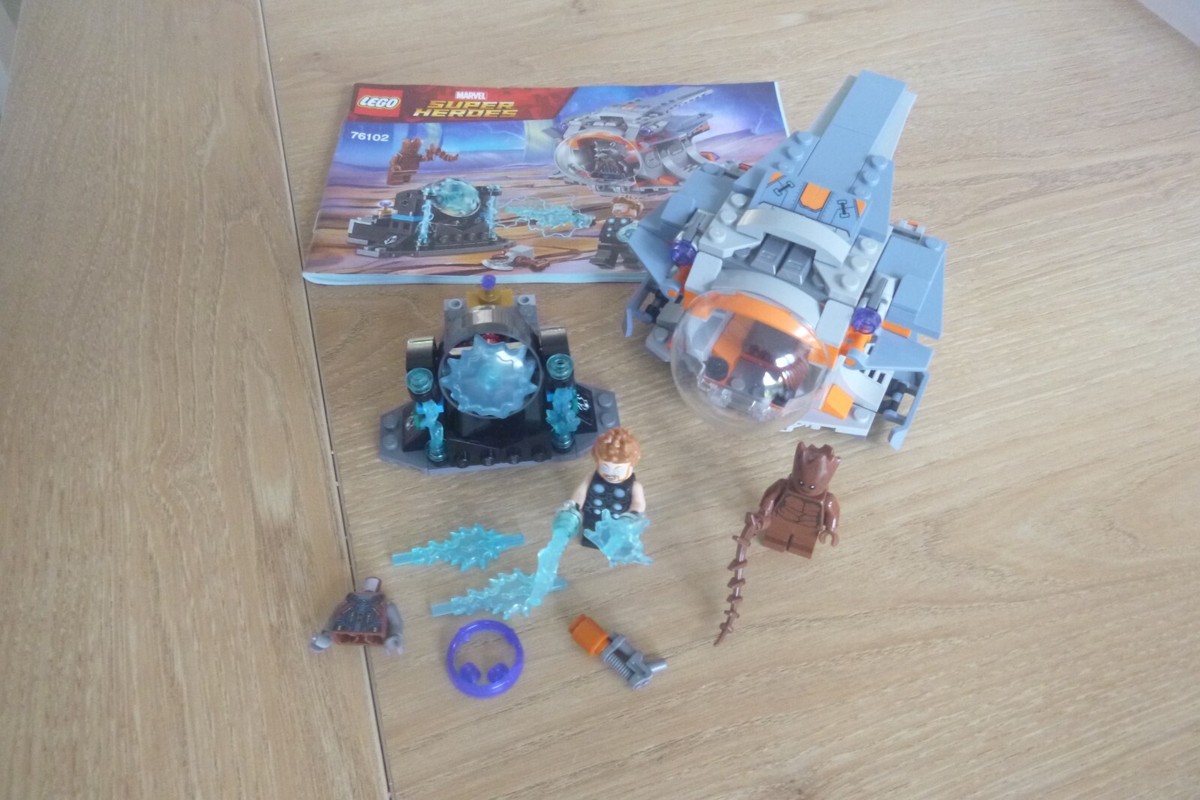 Lego Avengers Thor's Weapon Quest set 76102