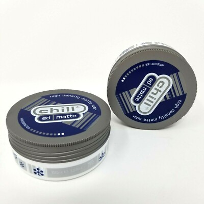 2 Chill* Ed Matte High Density Matte Wax Professional 100ml 3.5 Fl Oz UK Styling