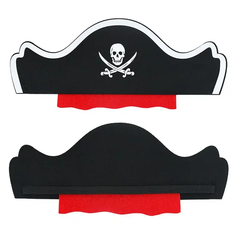Classic Fake Pirate Hat For Cosplay Halloween Costume Cap Party Props  Decoration