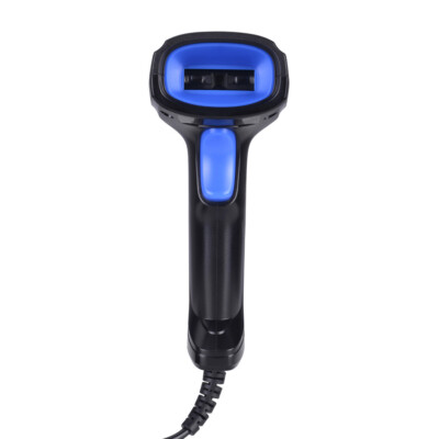 1D 2D QR Barcode Scanner Handheld USB Wired Laser Continuous Bar Code Reader