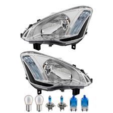 Scheinwerfer Set inkl. Premium Lampen für Citroën Berlingo B9 mit LWR Motor