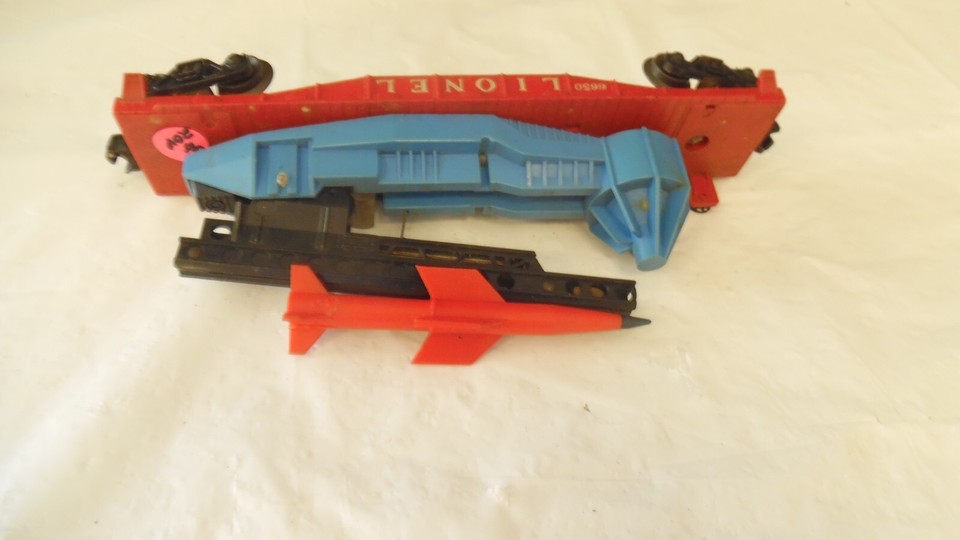 LIONEL 6650 Operating Missile Car Postwar O Scale 343 eBay