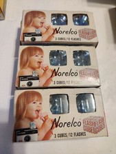 Lot of 9 Norelco Flash Cubes pack