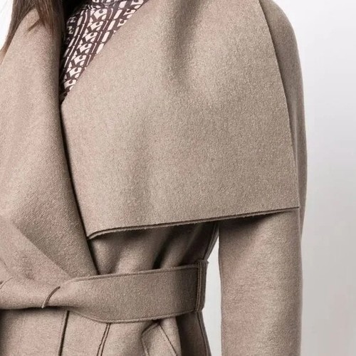 harris wharf london pressed wool volcano wrap coat