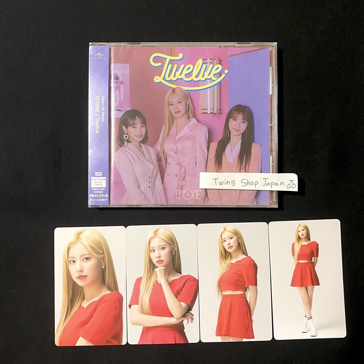 IZ*ONE Japan 1st Album Twelve CD Photocard Photo set IZONE